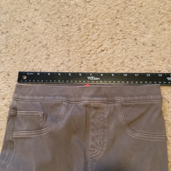 Spanx Pull On Taupe Jeans Sz Small - Picture 12 of 13
